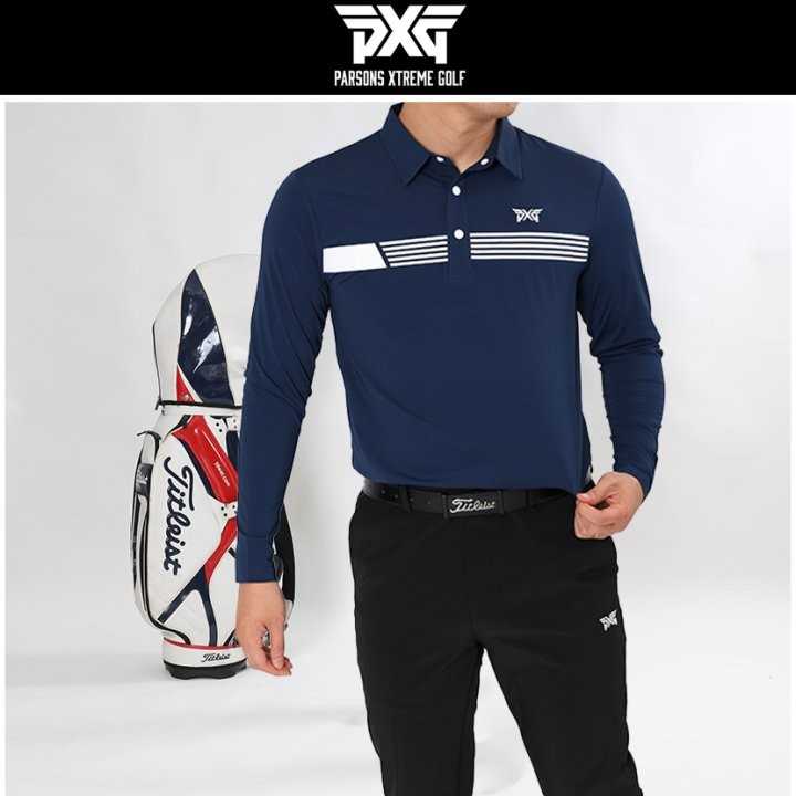 PXG 남성 가슴 다섯줄 긴팔(2color)