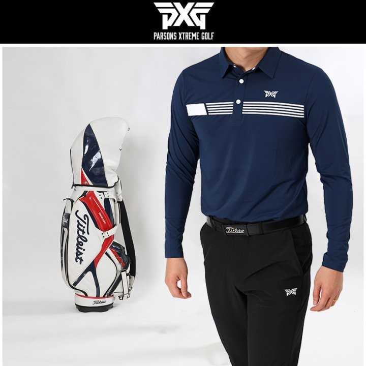 PXG 남성 가슴 다섯줄 긴팔(2color)