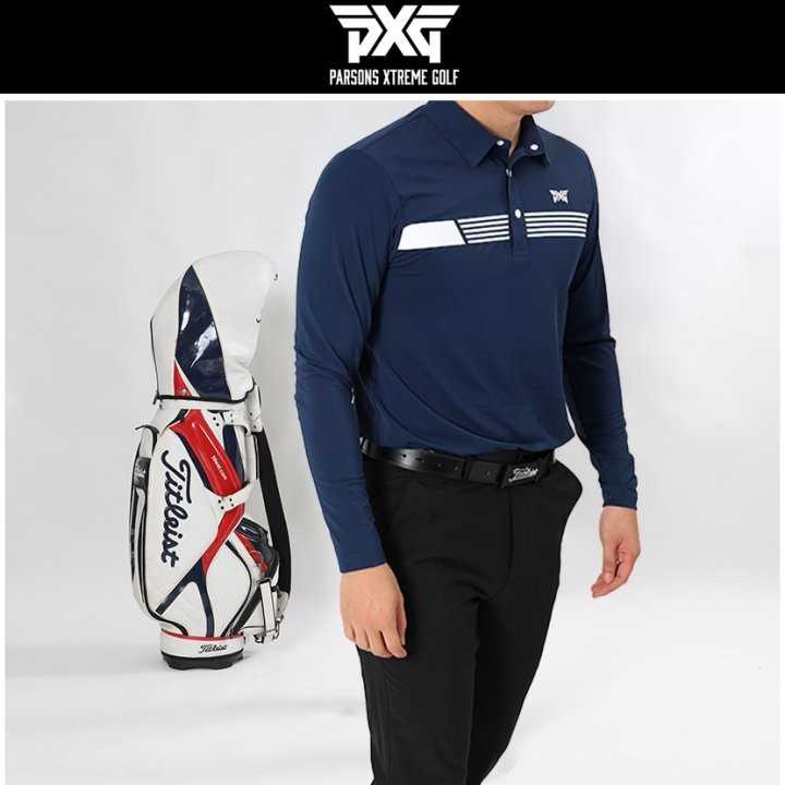 PXG 남성 가슴 다섯줄 긴팔(2color)