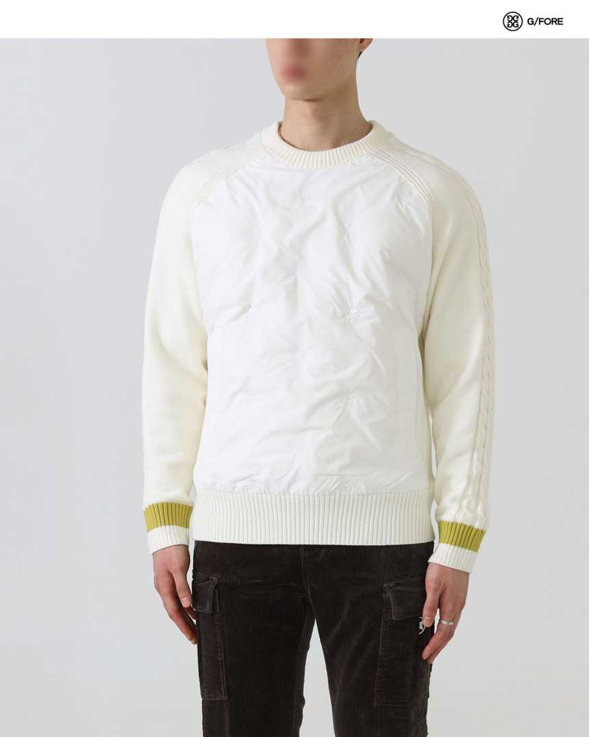 지포어 수입고급 하이드리브 니트 구스다운 아우터