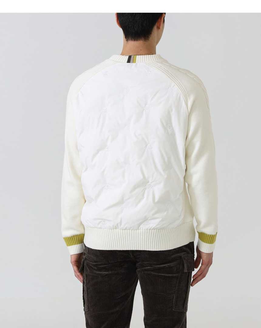 지포어 수입고급 하이드리브 니트 구스다운 아우터