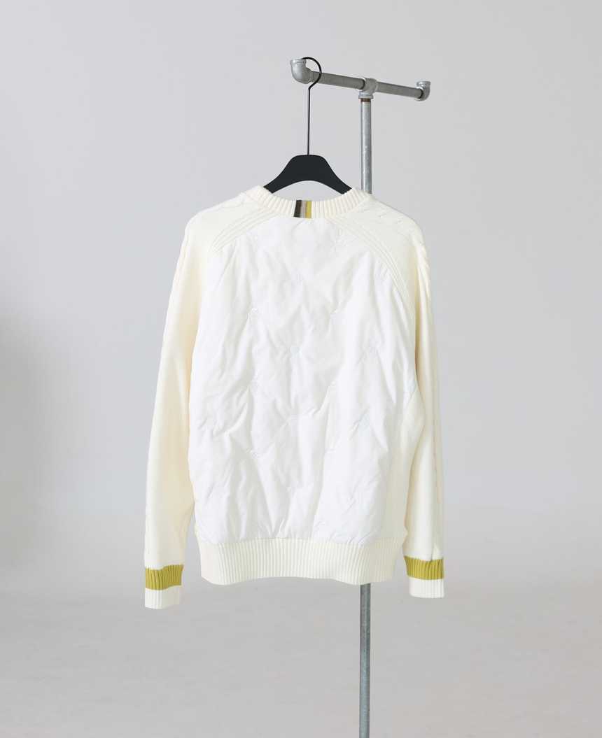 지포어 수입고급 하이드리브 니트 구스다운 아우터