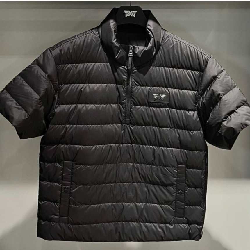 PXG 남성 겨울 숏 슬리브 다운 자켓