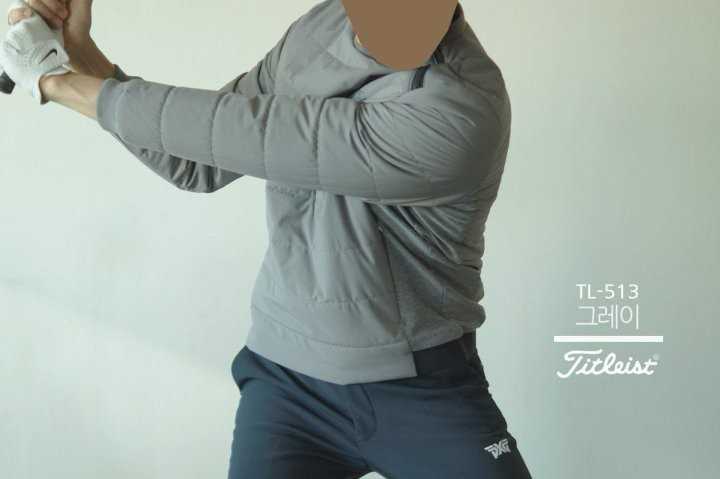 타이틀리스트 TL-513 패딩 맨투맨(2color)