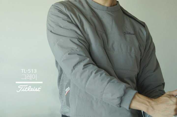타이틀리스트 TL-513 패딩 맨투맨(2color)