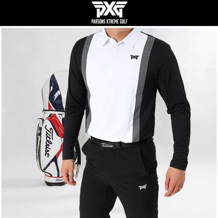 PXG 남성 서스펜더 배색 긴팔(2color)