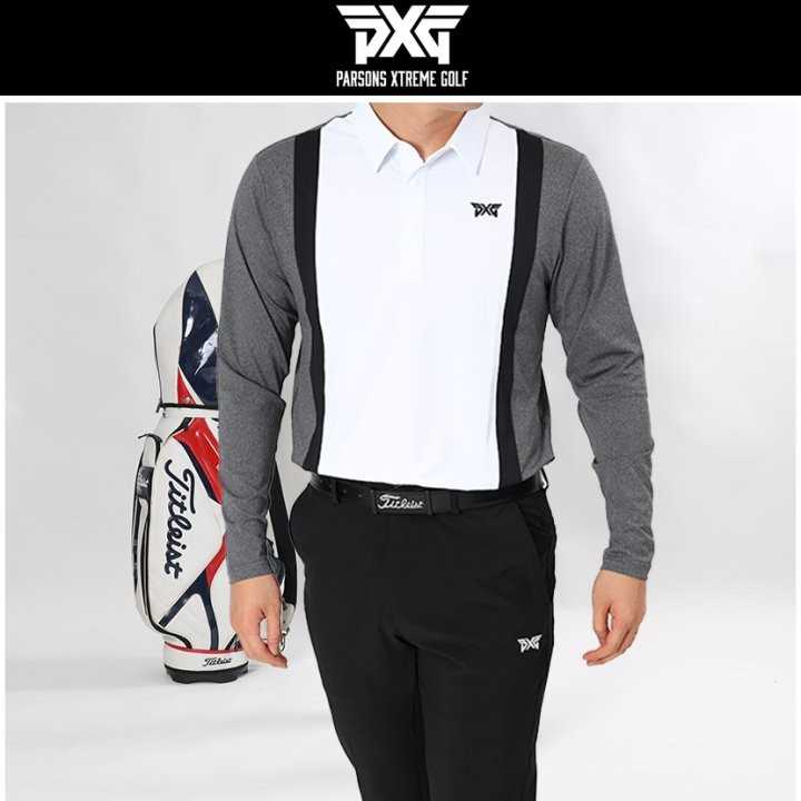 PXG 남성 서스펜더 배색 긴팔(2color)