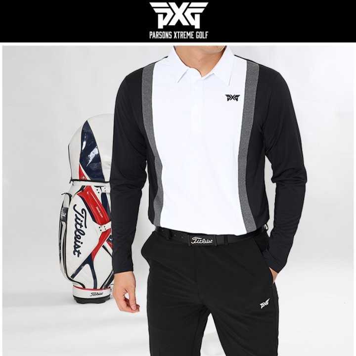 PXG 남성 서스펜더 배색 긴팔(2color)