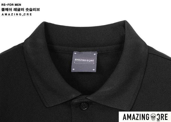 어메이징크리 남성 쿨메쉬 레귤러 숏슬리브(2color)