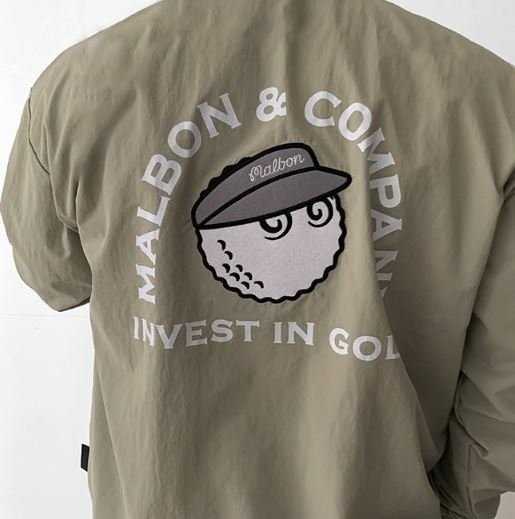 말본 남성 등프린팅 아노락 집업(3color)
