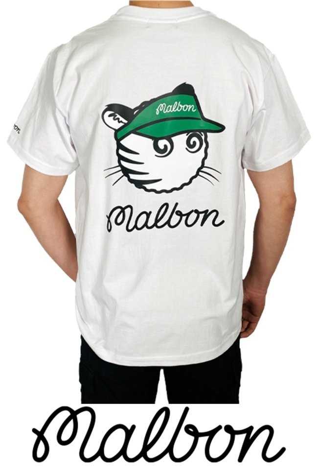 말본 CAT 볼아트웍 레터링 라운드 티셔츠(2color)