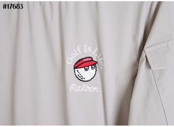 말본 남성 나일론 맨투맨 티셔츠(2color)
