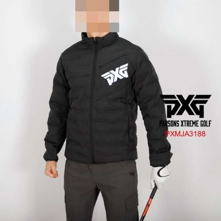 PXG 남자 PXMJA3188 사선로고 패딩 점퍼