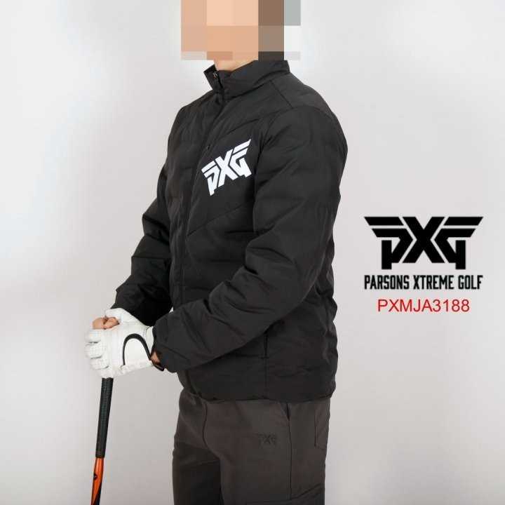 PXG 남자 PXMJA3188 사선로고 패딩 점퍼