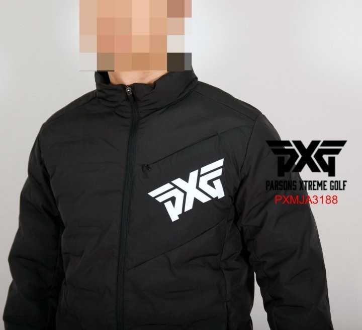 PXG 남자 PXMJA3188 사선로고 패딩 점퍼