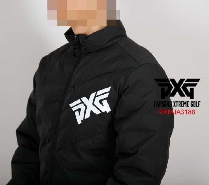 PXG 남자 PXMJA3188 사선로고 패딩 점퍼