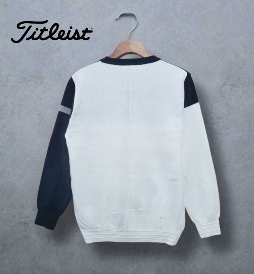 타이틀리스트 남성 컴1줄 자수로고 니트(3color)