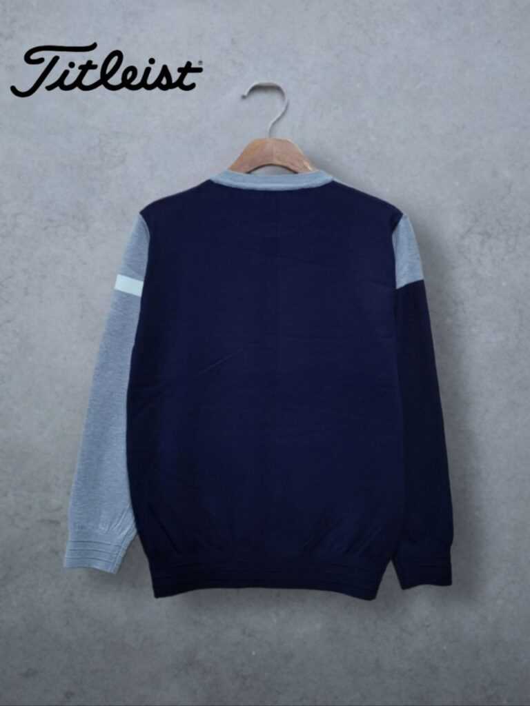 타이틀리스트 남성 컴1줄 자수로고 니트(3color)