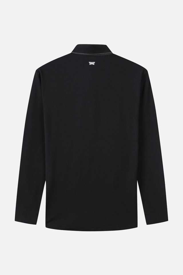 PXG 넥 원 포인트 칼라 롱슬리브 티셔츠(2color)