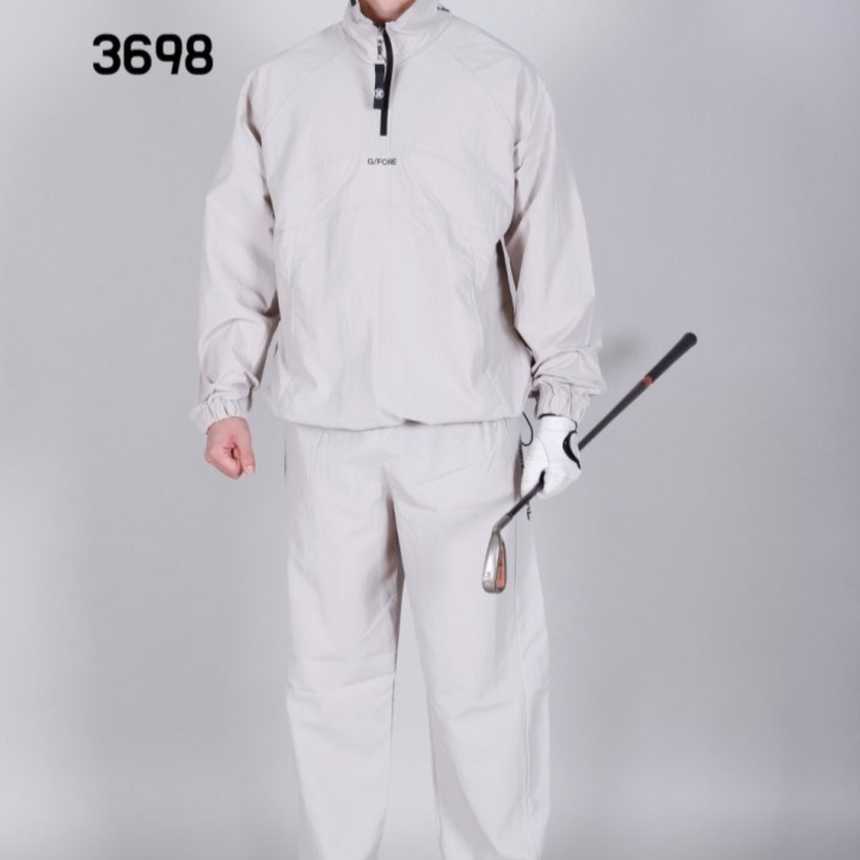 지포어 남자 3698 넥로고 반집업 트레이닝 세트(2color)