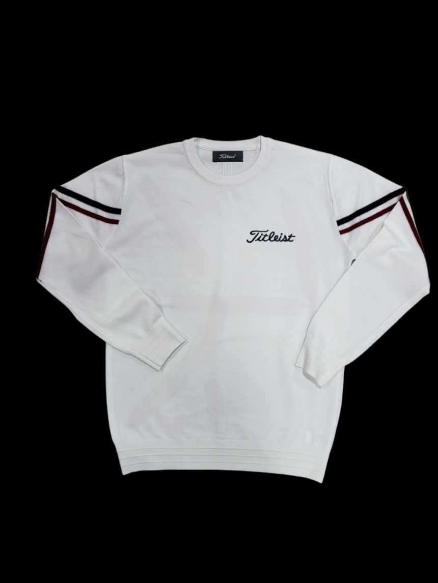타이틀리스트 팔3줄 자수로고 니트(2color)