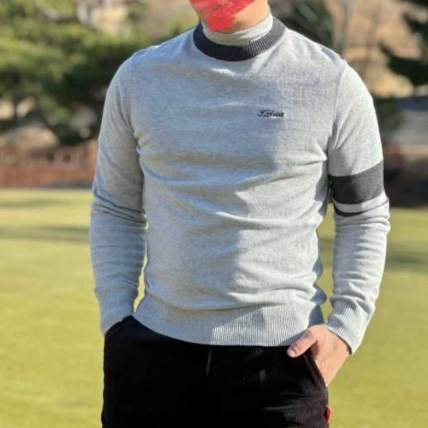 타이틀리스트 남성 캐시미어 풀 오버 스웨터(2color)