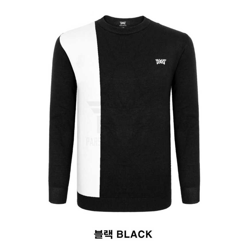 PXG 라운딩 사선 레이트 니트(2color)
