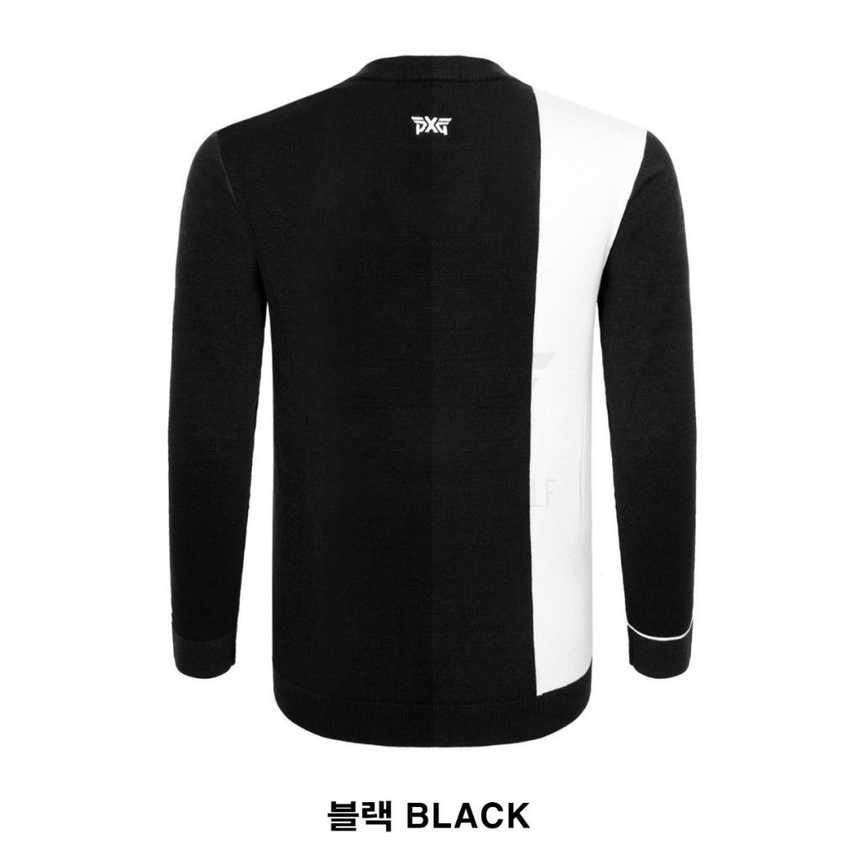 PXG 라운딩 사선 레이트 니트(2color)