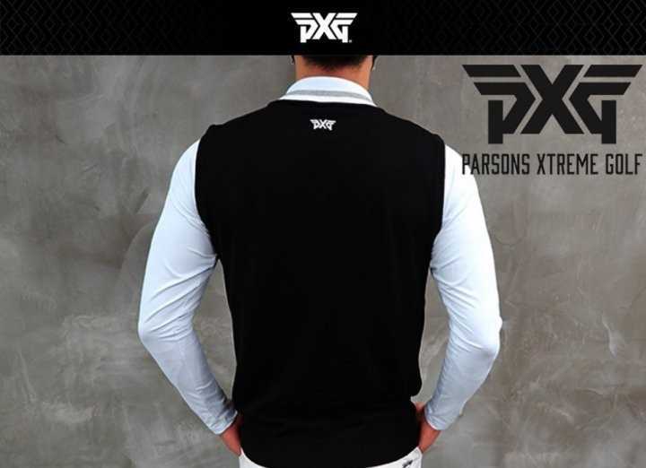 PXG 엑스 브이넥 배색조끼(2color)