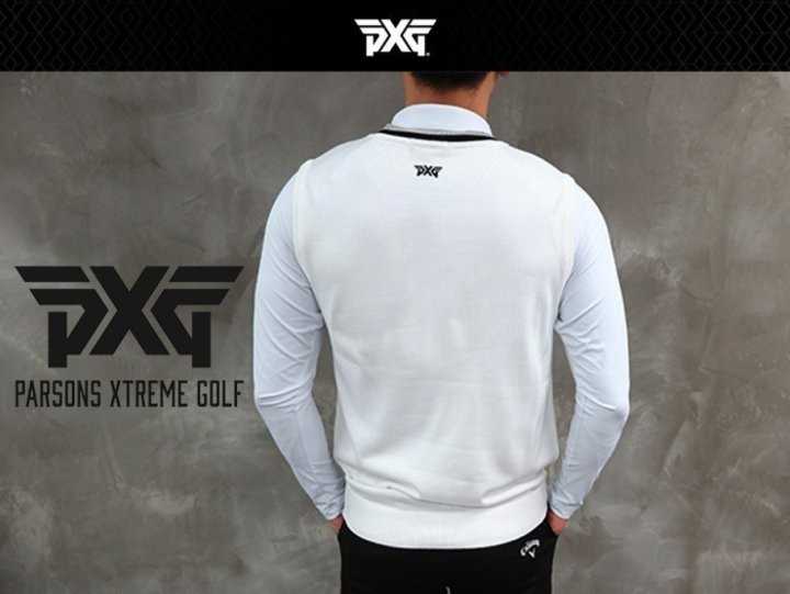 PXG 엑스 브이넥 배색조끼(2color)