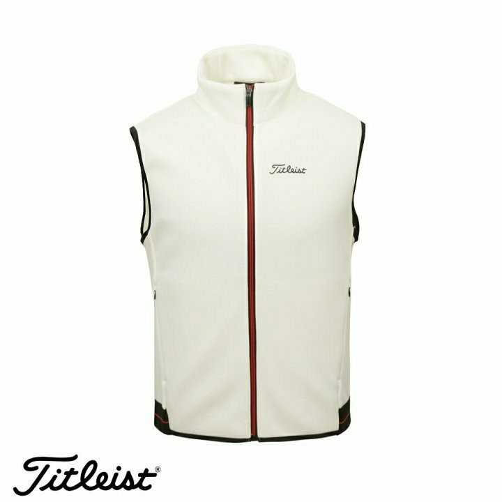 타이틀리스트 풀집업 조끼(2color)