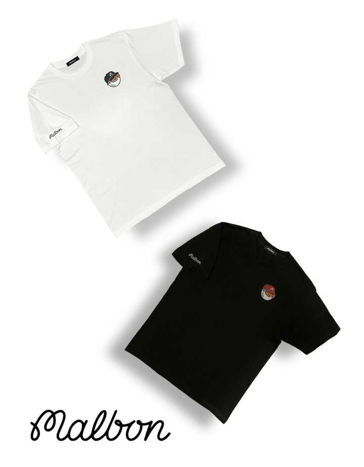 말본 블레이즈 오렌지 고글 버킷 퍼포먼스 라운드 티셔츠(2color)