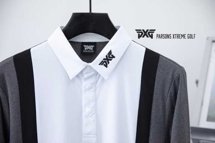 PXG 버티컬 블록 카라티셔츠(2color)