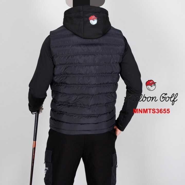 말본 남자 MNMTS3655 후드 패딩 베스트조끼(2color)