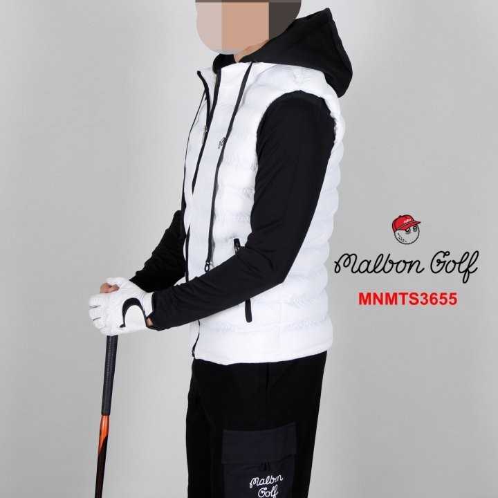 말본 남자 MNMTS3655 후드 패딩 베스트조끼(2color)