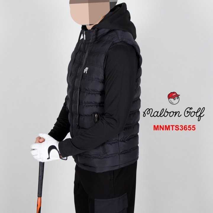말본 남자 MNMTS3655 후드 패딩 베스트조끼(2color)