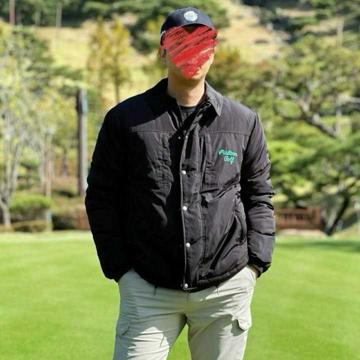 말본 패딩 코치 자켓(2color)