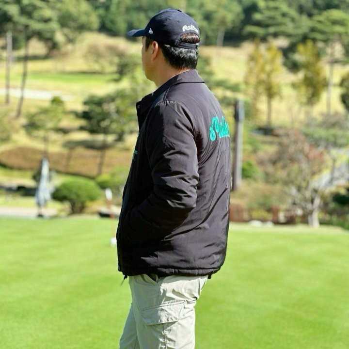 말본 패딩 코치 자켓(2color)