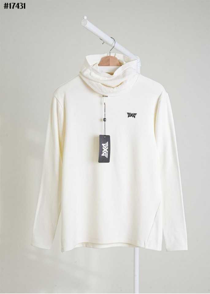 PXG 남성 윈터 넥 워머 포인트 플리스 롱 슬리브 티셔츠(2color)