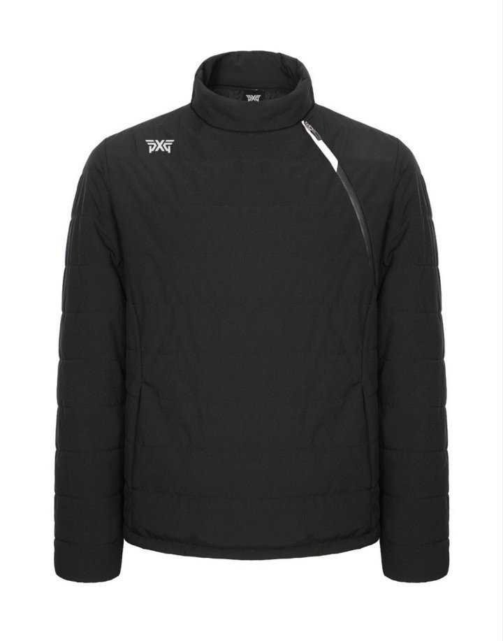 PXG 모크넥 지퍼 패딩집업(2color)