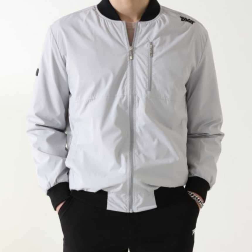 PXG 수입고급 자수로고 블루종 자켓(2color)