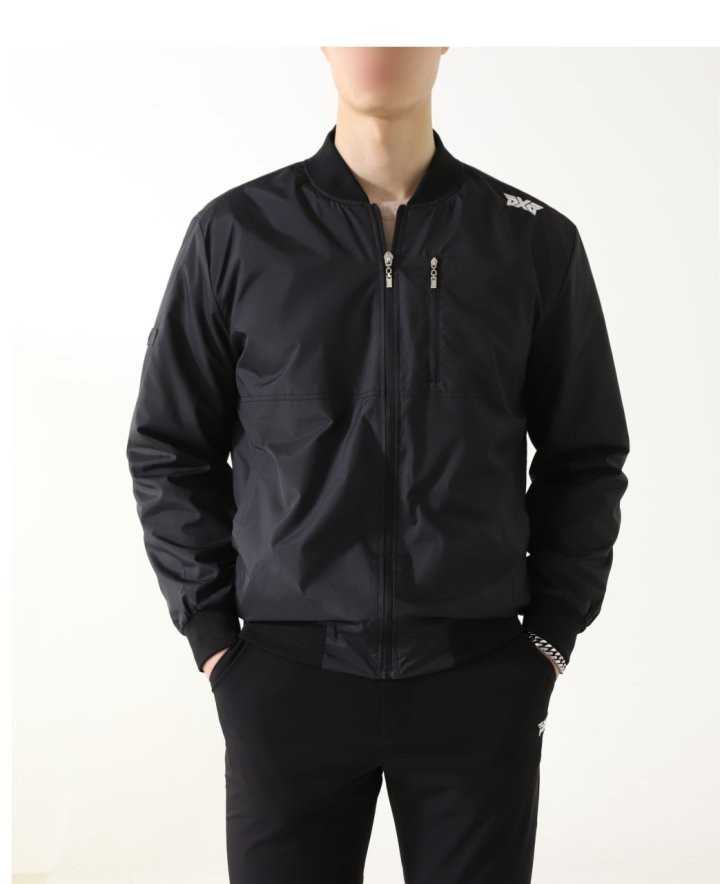 PXG 수입고급 자수로고 블루종 자켓(2color)