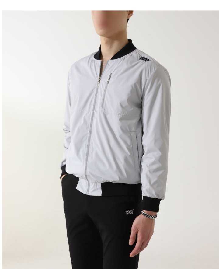 PXG 수입고급 자수로고 블루종 자켓(2color)