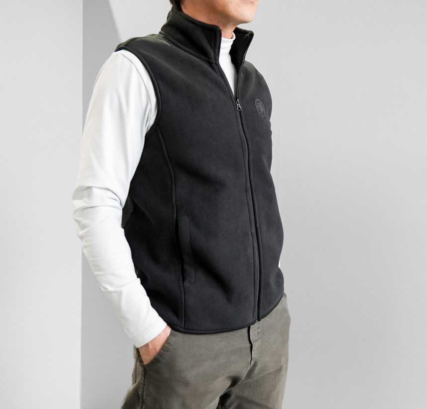 어메이징크리 남성 후리스 집업 베스트