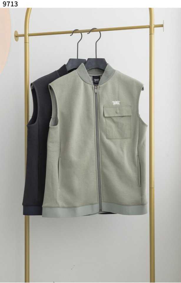 PXG 수입고급 남성 플리스 집업 베스트(2color)