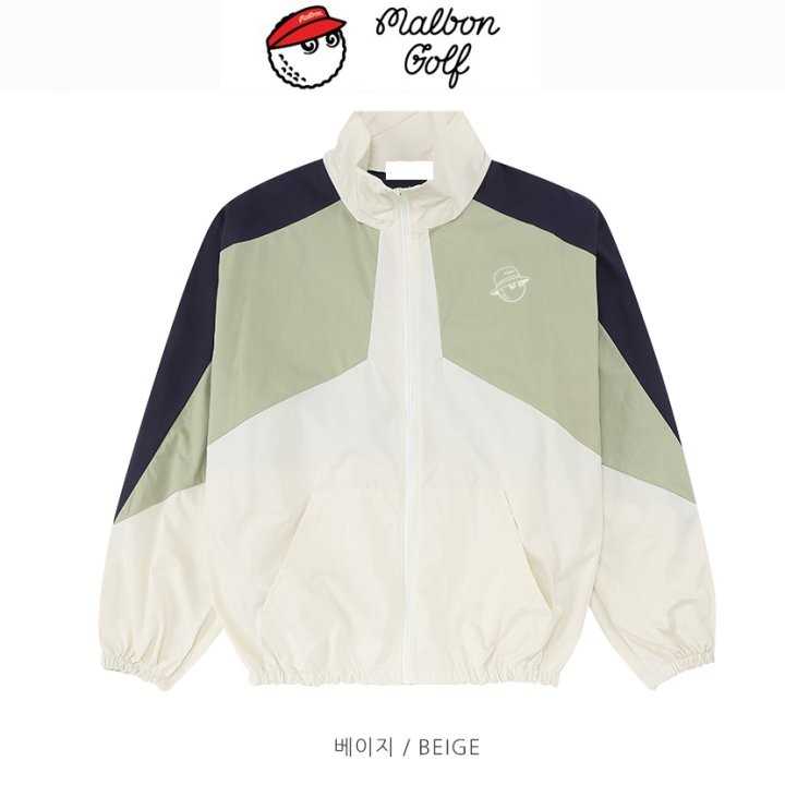 말본 남성 절개 배색 집업(3color)