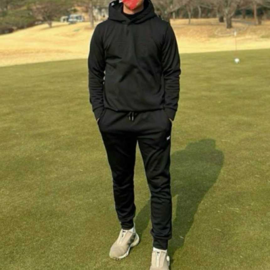 PXG 맨즈 엠보로고 풀오버 후디&팬츠 기모set