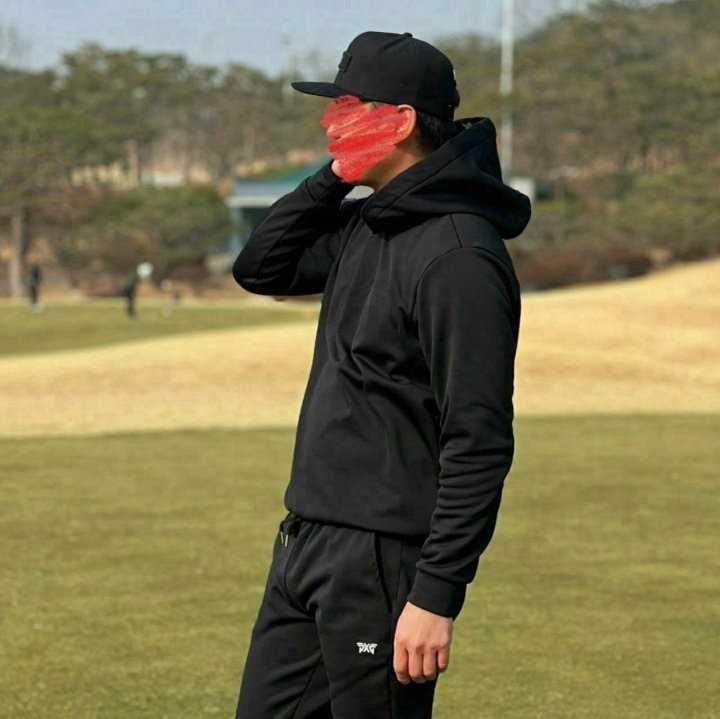 PXG 맨즈 엠보로고 풀오버 후디&팬츠 기모set