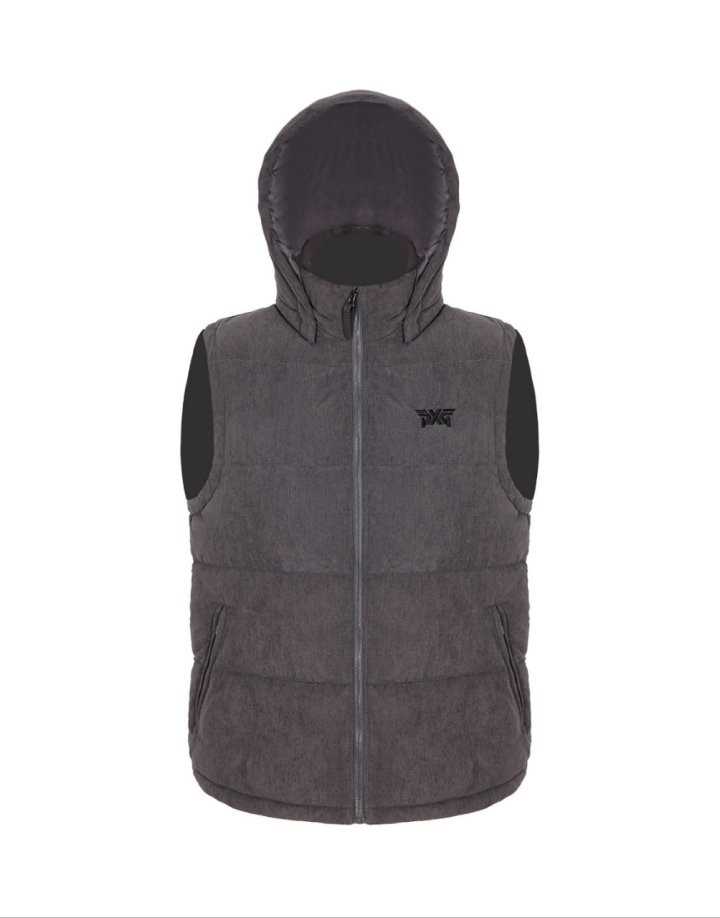 PXG 남성 골덴 패딩 조끼(2color)