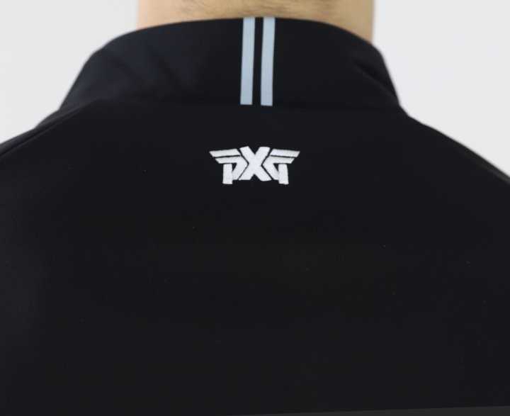 PXG 남성 퀄팅 패딩 짚넥 맨투맨(2color)